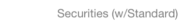 Securities (w/Standard)